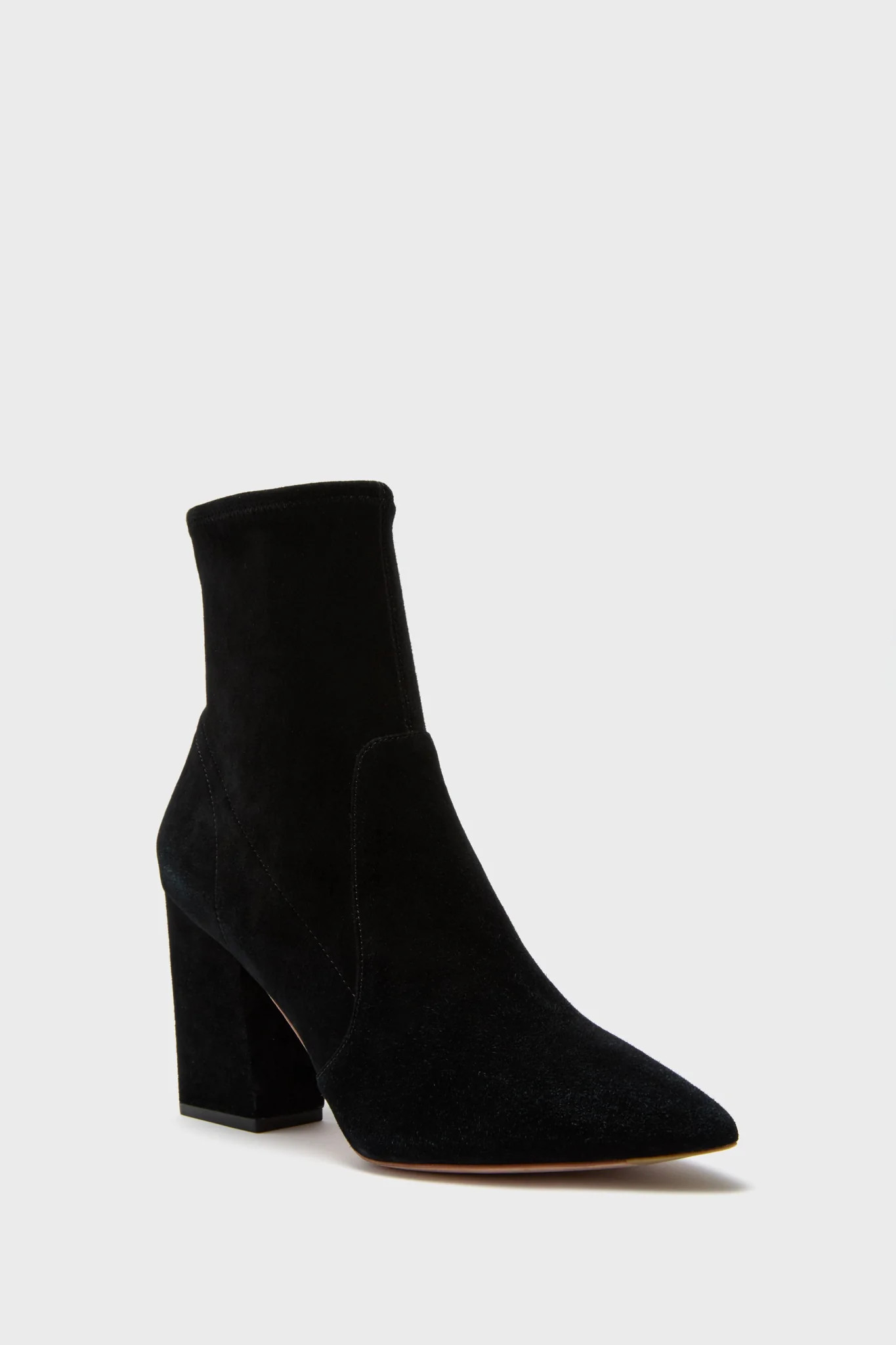Black Isla Slim Ankle Booties | Tuckernuck (US)
