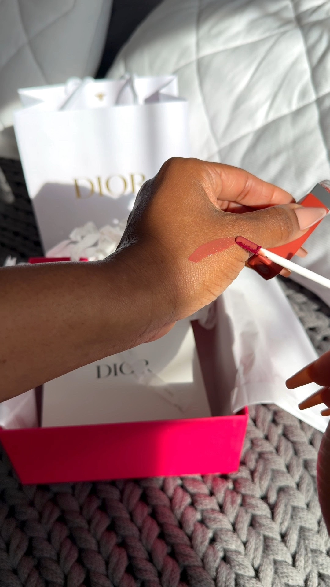 Love the shade of my new Dior Addict lip tint. Fuchs a pretty nude color 

#LTKBeauty #LTKselfcare #LTKValentine