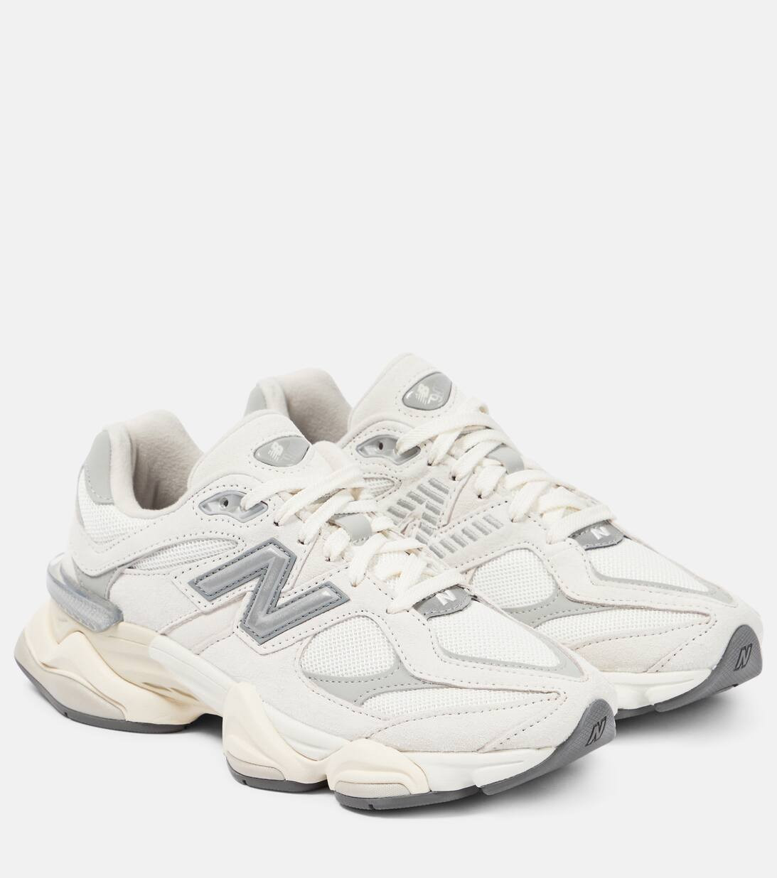 9060 suede and mesh sneakers | Mytheresa (US/CA)