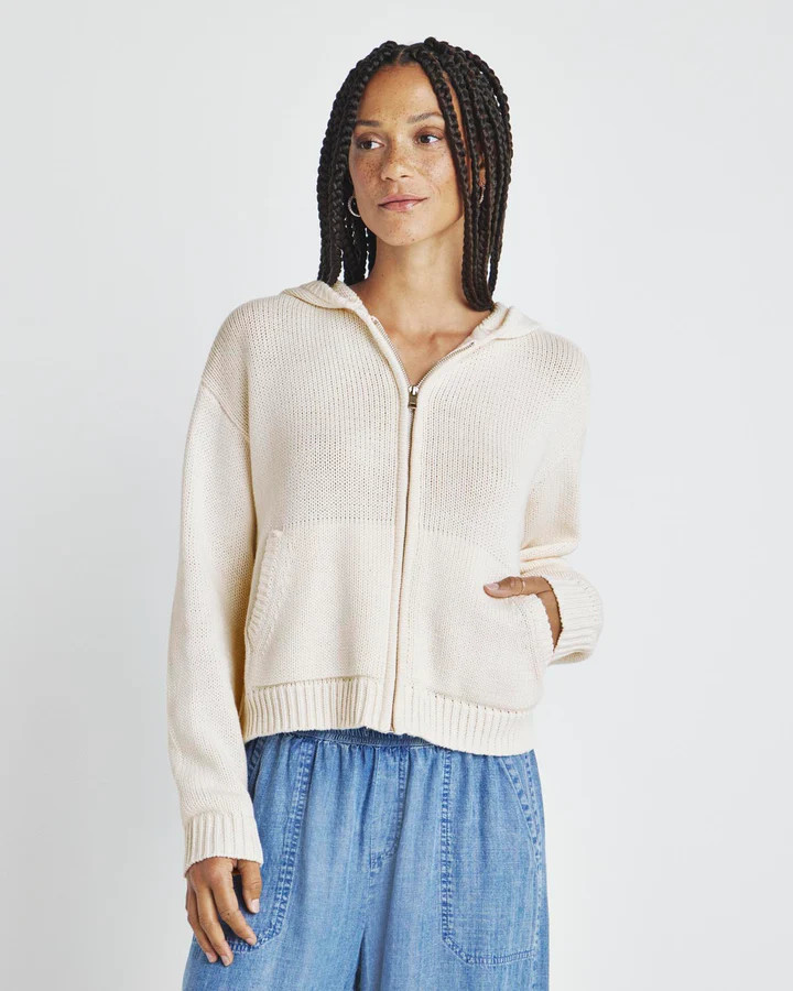 Vero Zip Up Sweater Hoodie | Splendid