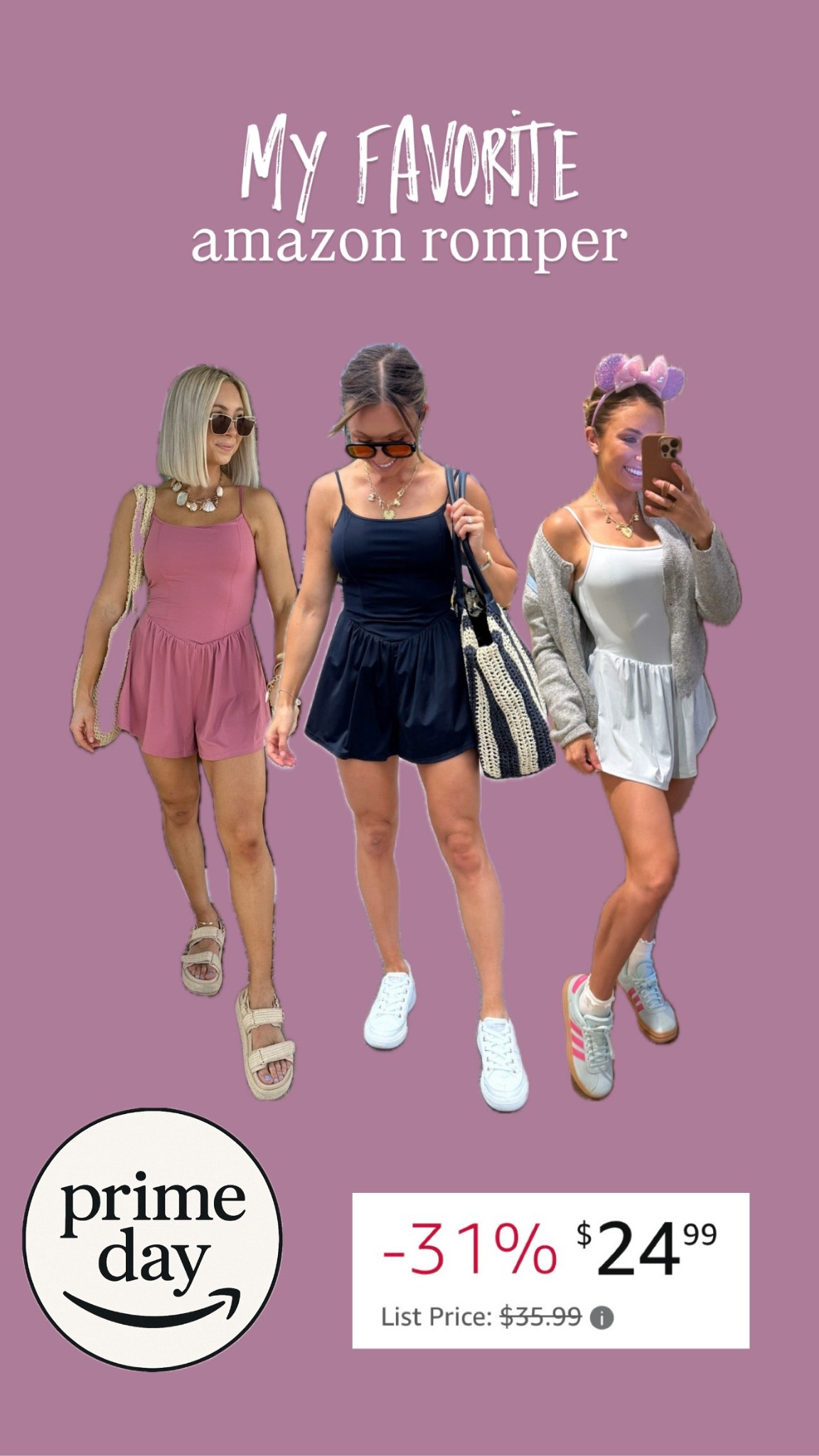 Prime Day Early Deal on one if my most worn rompers #Activewear

#LTKFindsUnder50 #LTKActive #LTKSaleAlert
