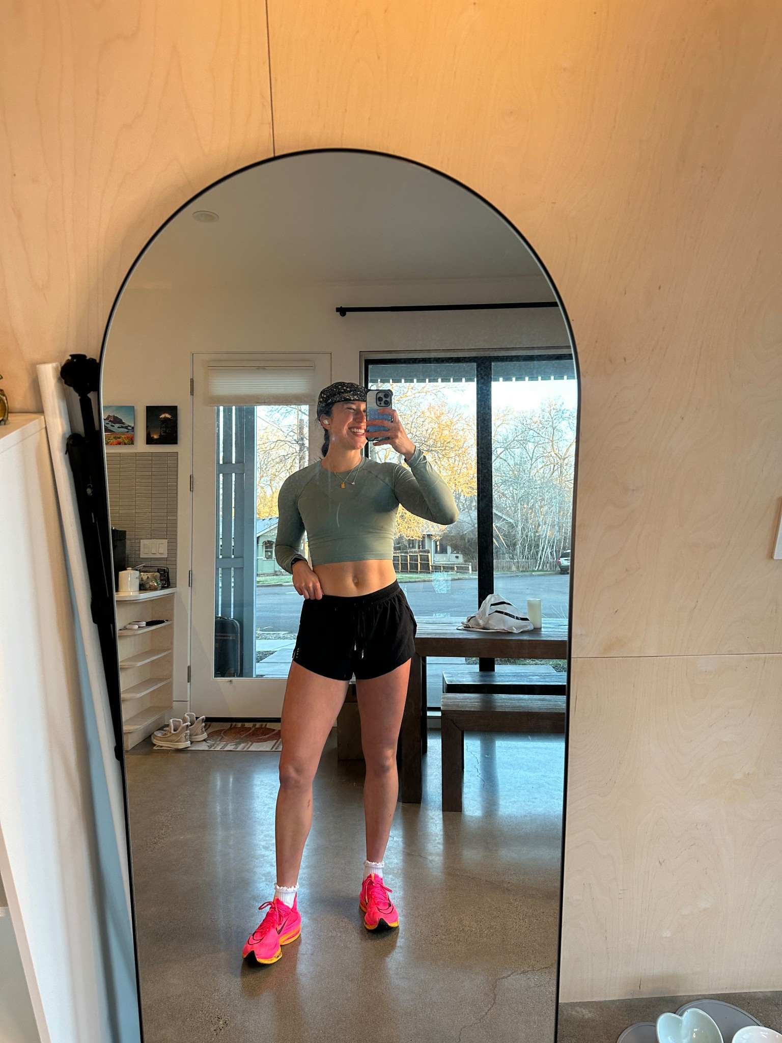 Spring running fit for marathon training!! 
Top: size 6 (TTS)
Shorts: Medium (sized up)
Shoes: 9 (TTS)

#LTKFindsUnder100 #LTKActive #LTKU