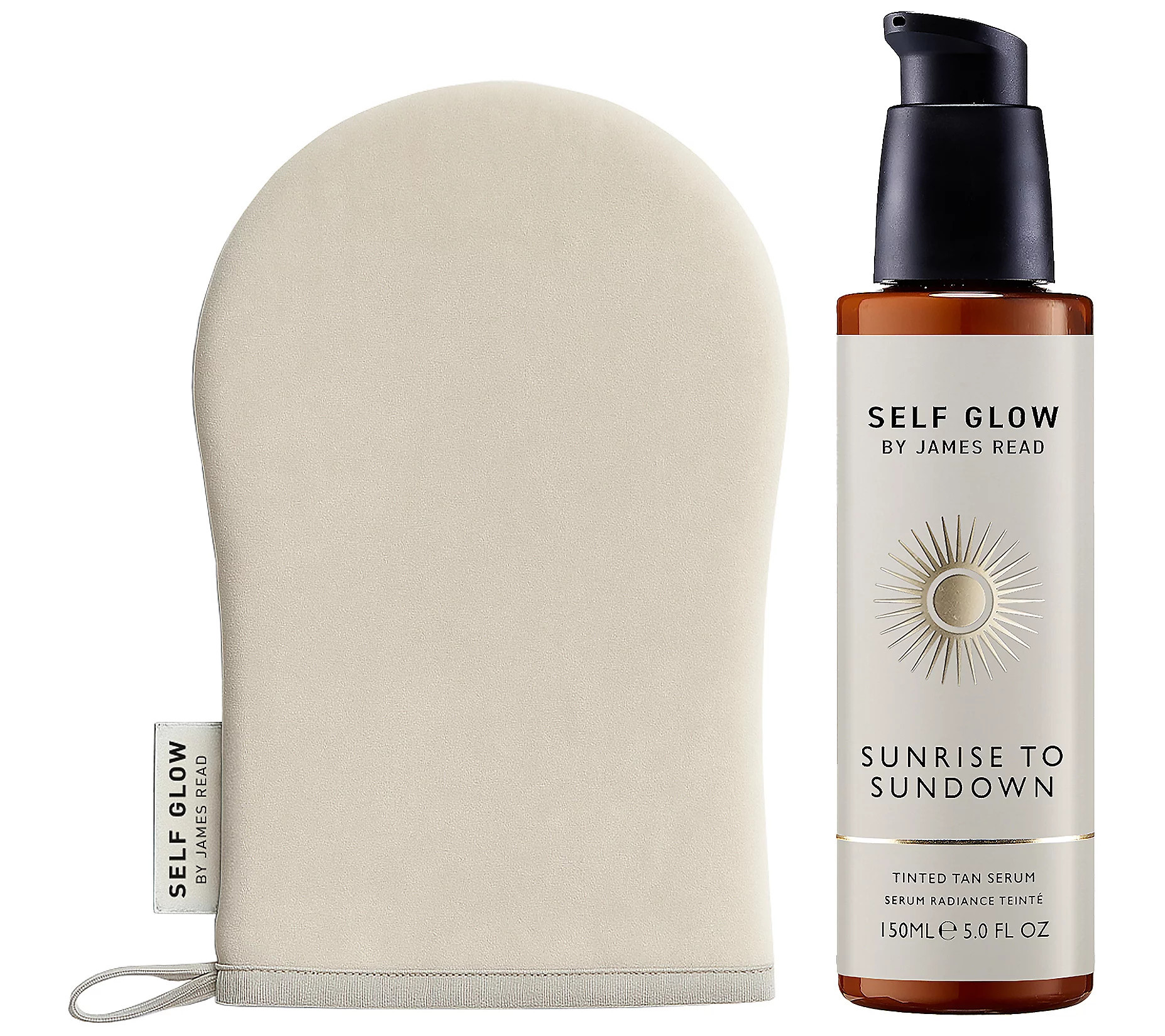 Self Glow by James Read Sunrise to Sundown Tan Serum w/ Mitt | QVC