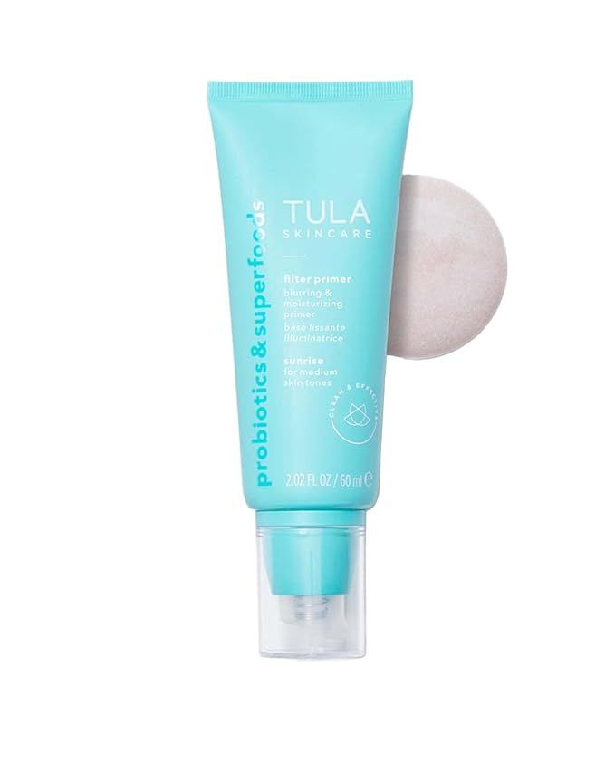 TULA Skin Care Supersize Filter Primer Blurring & Moisturizing Primer | Prime, Blur, Even Out & P... | Amazon (US)