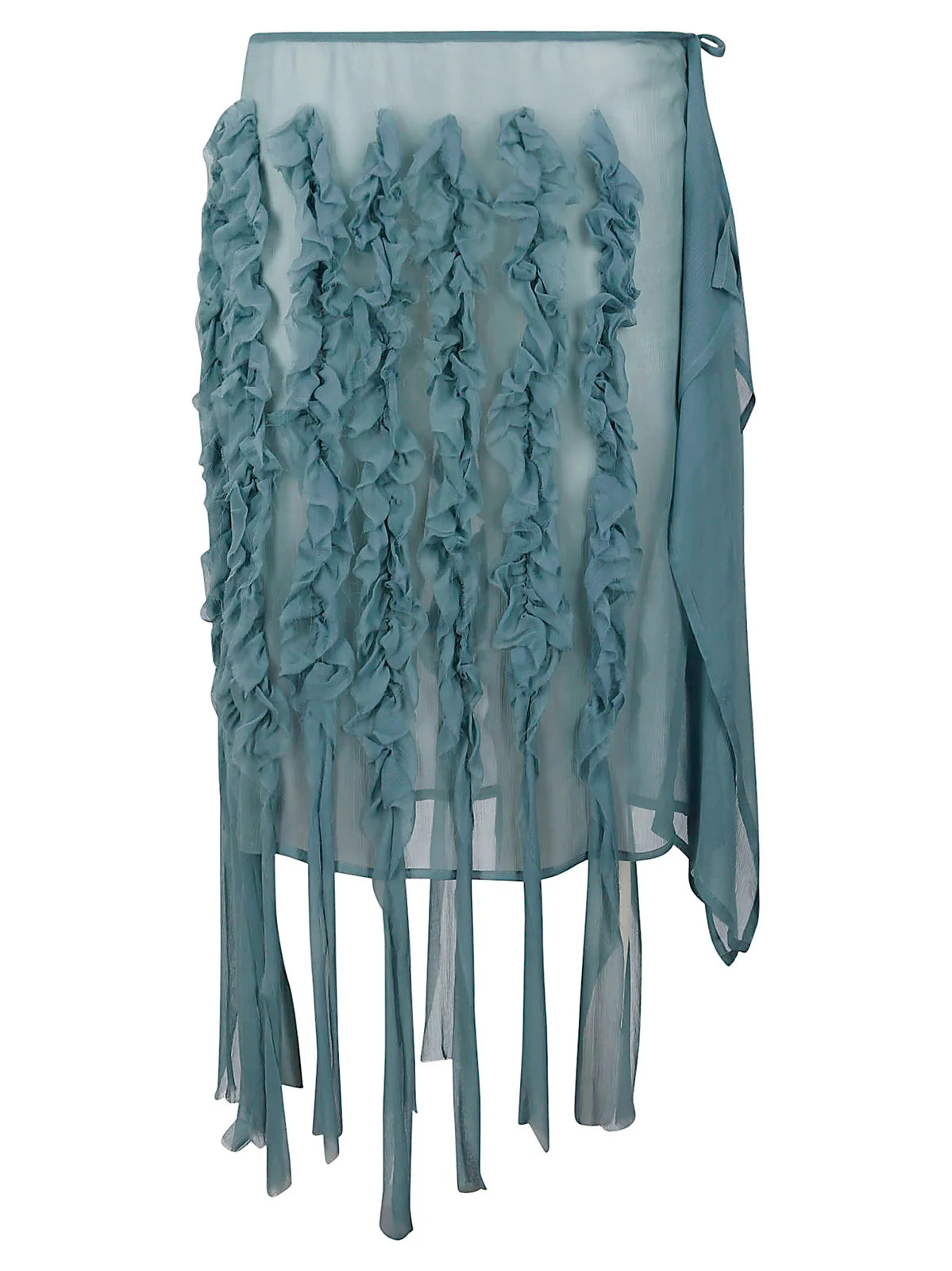 Dries Van Noten Ruffle Embellished Skirt | Cettire Global
