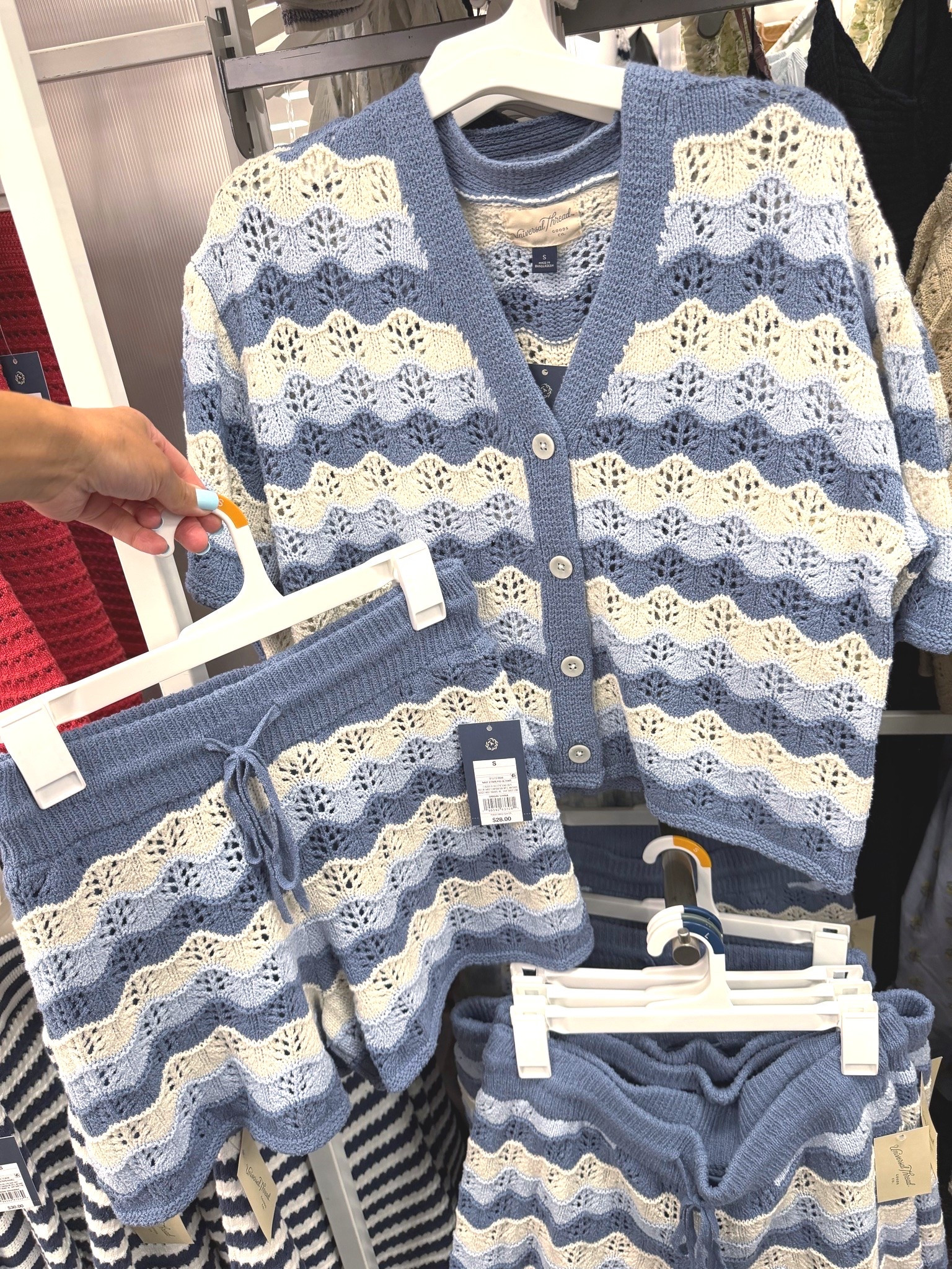 ✨40% off Target Circle Deals✨ Universal Thread Summer Crochet Striped Blue and Cream Button Down Shirt & matching pull on shorts  @Target #target #targetstyle #crochettop #crochetshorts #targetcircle #targetdeals

#LTKgrwm #LTKootd #LTKTravel