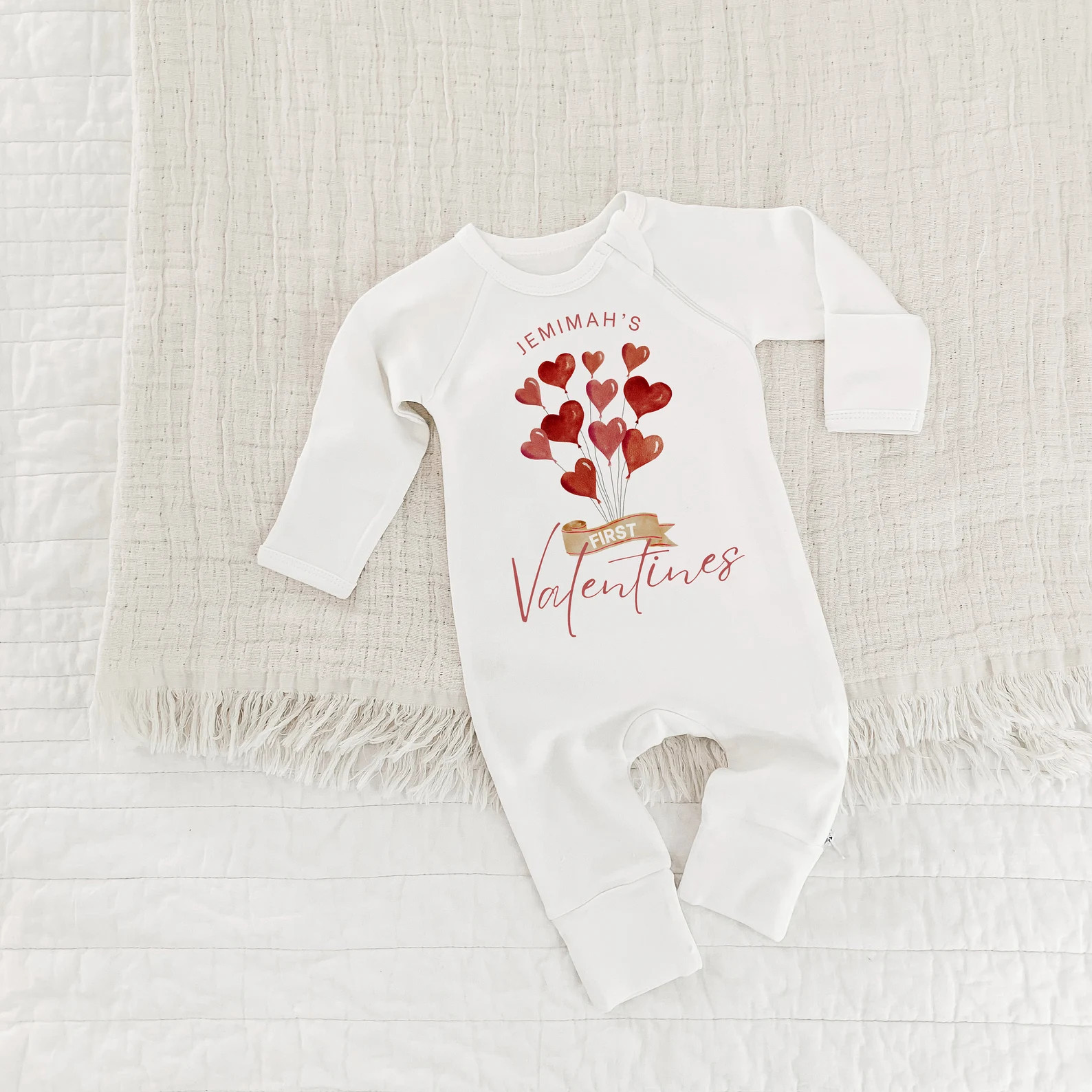 Baby First Valentines Day, First Valentines, Baby Valentines Outfit, Valentines Day Outfit for Ba... | Etsy (US)