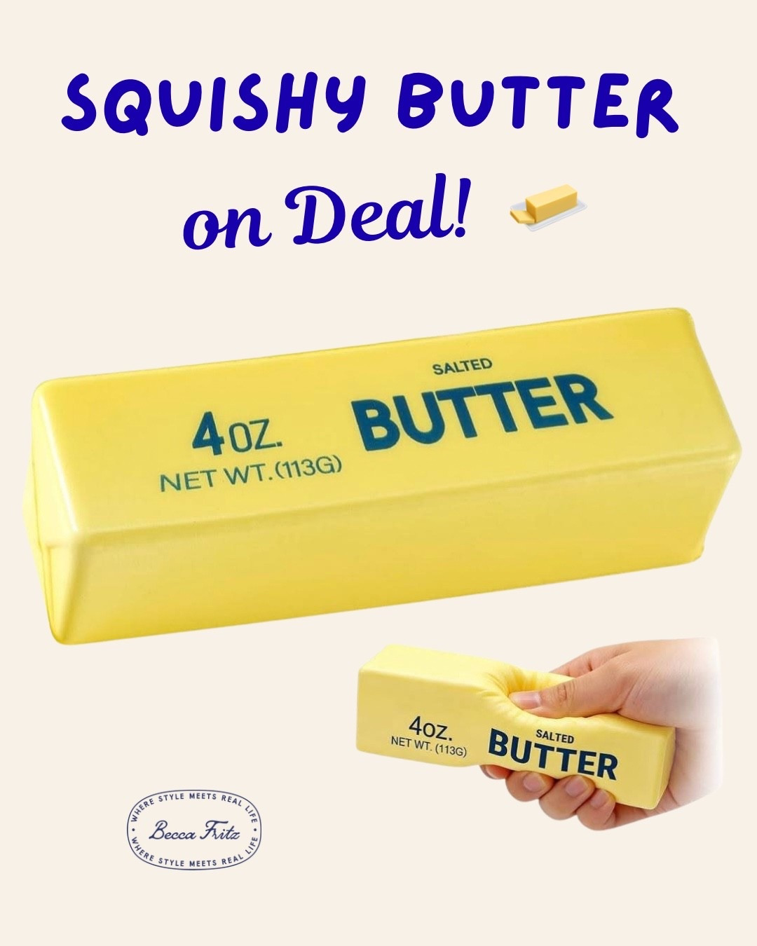 The kiddos are OBSESSED with these squish toys lately but tell me why this butter stick is cracking me up 😂🧈

My little guy spotted one at the mall and immediately wanted it, so when I saw the #1 new release version on deal for HALF OFF I grabbed it as a last day of school surprise 💛 

Honestly though…I dare you to look at this thing and not squish it!

🔗⬇️

#LTKmomlife #LTKSaleAlert #LTKKids