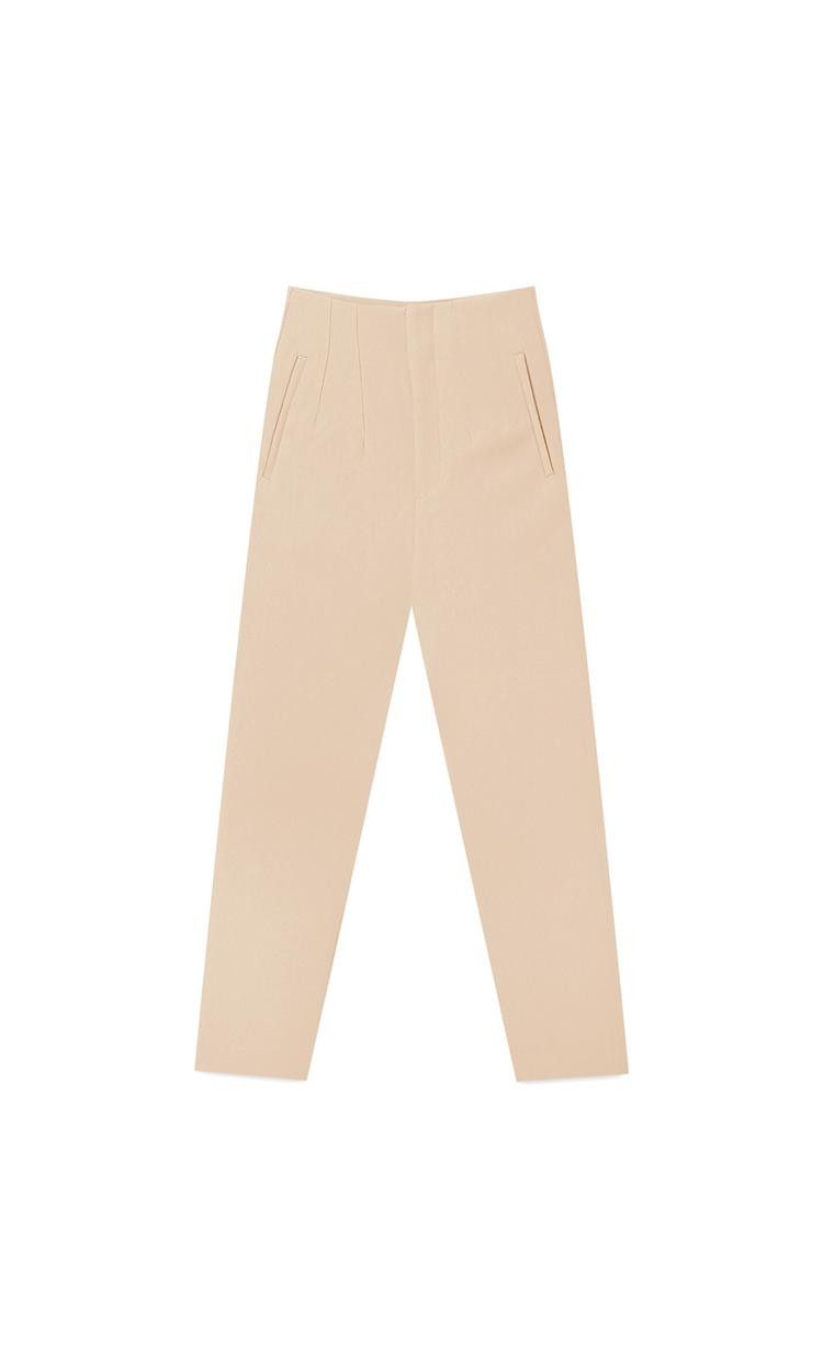 Smart trousers with darts - Women's fashion | Stradivarius United States | Stradivarius US