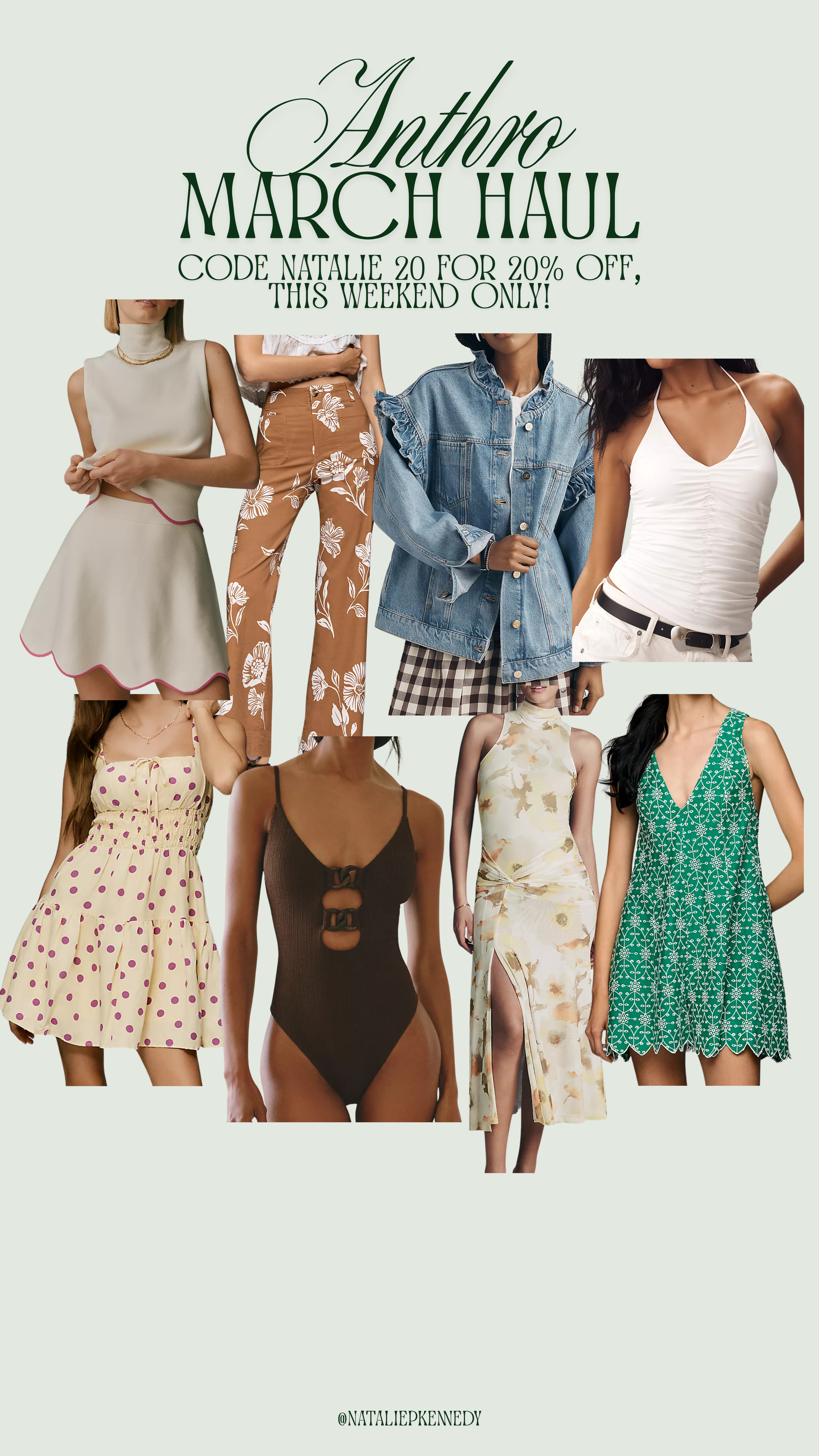 Anthro March haul! use code NATALIE20 for 20% off, this weekened ONLY! 

 #LTKSpringSale #LTKootd #LTKSaleAlert
