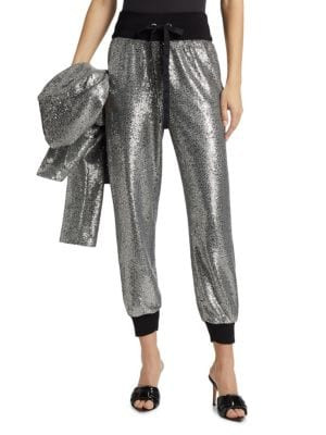 Giles Sequin Joggers | Saks Fifth Avenue OFF 5TH