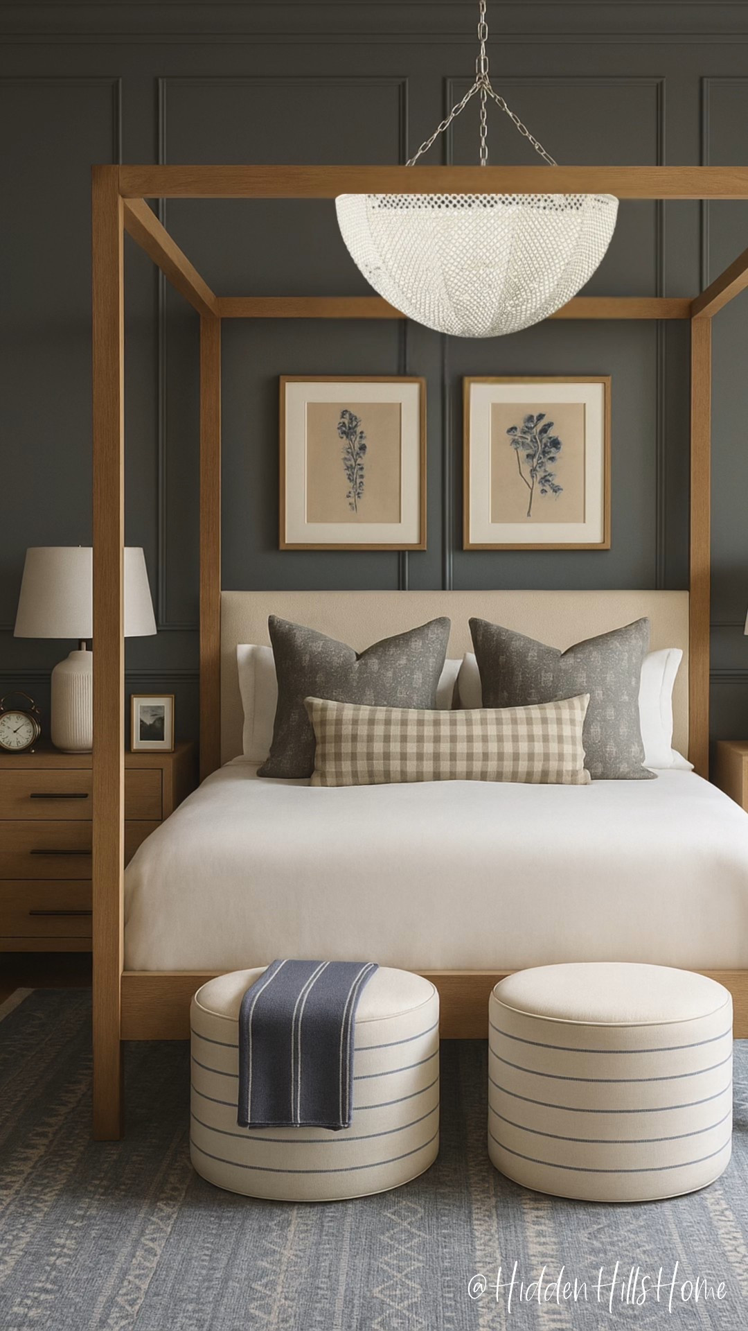 Bedroom decor ideas, master bedroom design, bedroom mood board, canopy bed, bedroom inspiration #bedroom
Wall color is SW Network Gray#LTKCyberWeek 


#LTKSeasonal #LTKHome #LTKSaleAlert