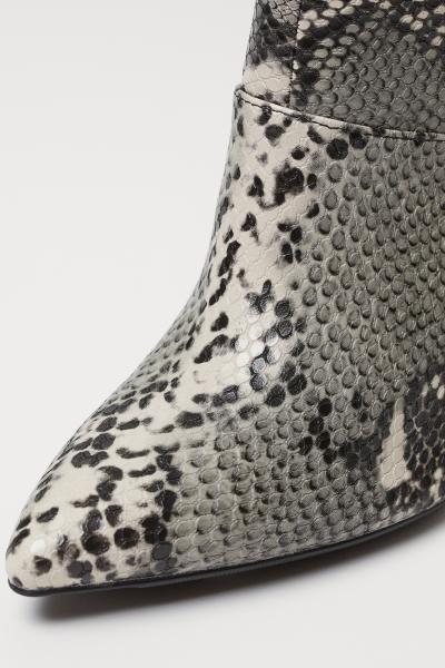 Block-heeled Ankle Boots | H&M (US + CA)