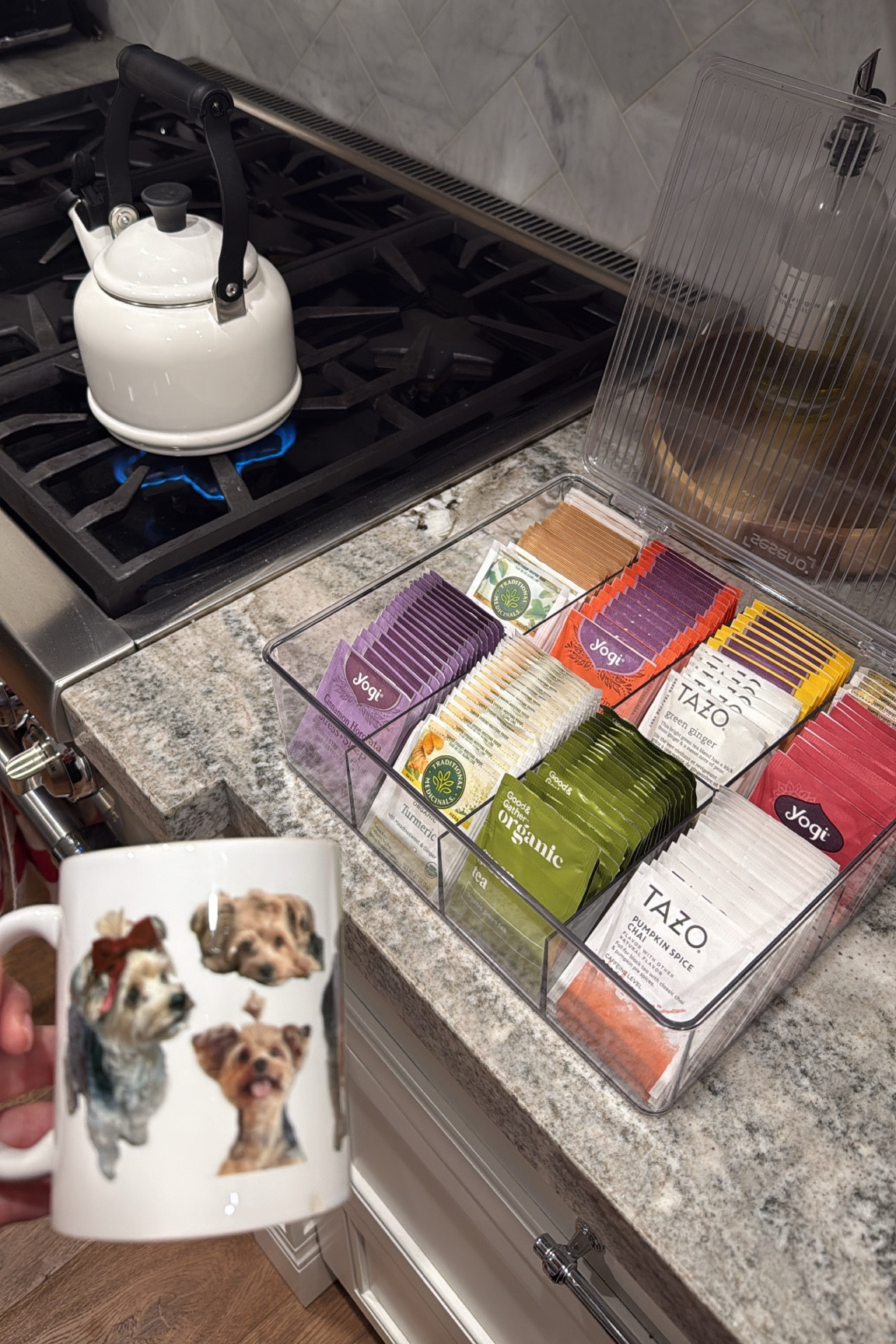 Obsessed w/ my tea organizer 🫖 