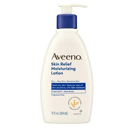 Aveeno Skin Relief Moisturizing Lotion for Very Dry Skin, 12 fl. oz | Walmart (US)
