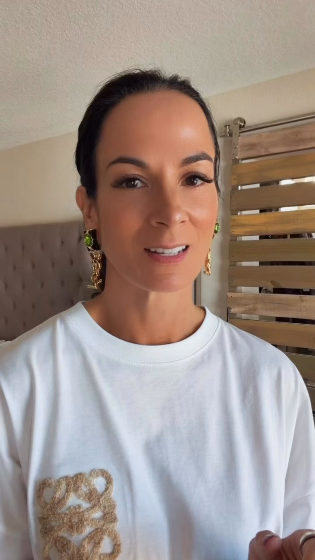 The tee can be basic. The earrings have other plans. 💁🏻‍♀️💚

Statement earrings are one of my favorite ways to make a simple outfit feel styled. A white tee, pulled-back hair, and a little drama at the ears? Suddenly, “I just threw this on” looks very intentional. 😉

And they’re just as good dressed up for dinner. We are absolutely not saving the good earrings for special occasions around here.

These Saint Laurent beauties understood the assignment. ✨

Are you team everyday statement earrings, or do yours wait for a night out?

#LTKdayinmylife #LTKgrwm #LTKootd
