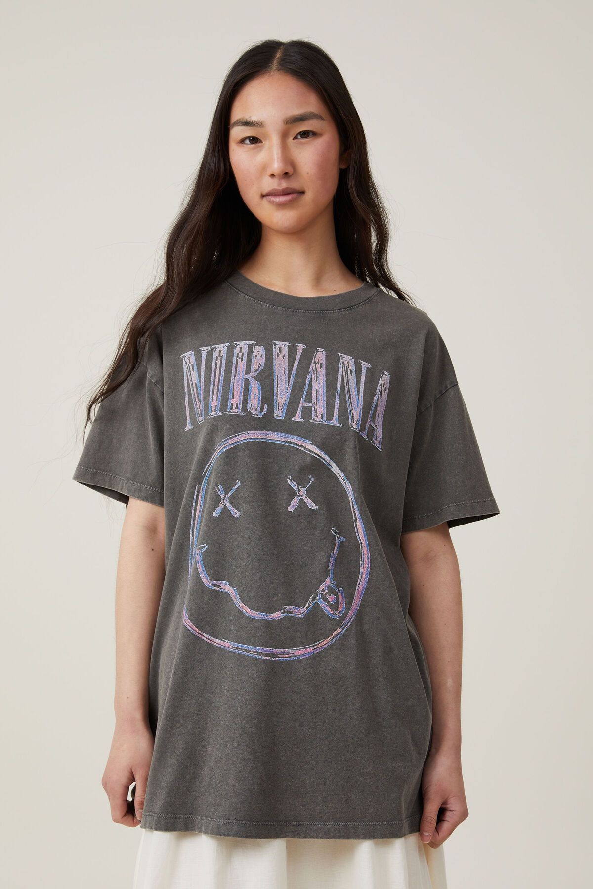 Oversized Fit Nirvana Tee | Cotton On (US)