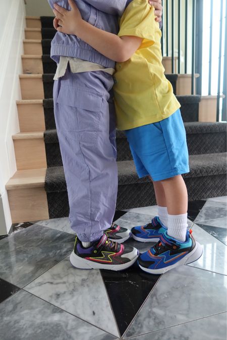 Spring shoe ready in their @striderite sneakers 👟🥰🌸 They’re comfortable, cute, designed so well for littles + they light up (doesn’t that bring you back?!) ⚡️ It’s safe to say they are obsessed! Linking our favs here: 



#StrideRiteStyle #AD

