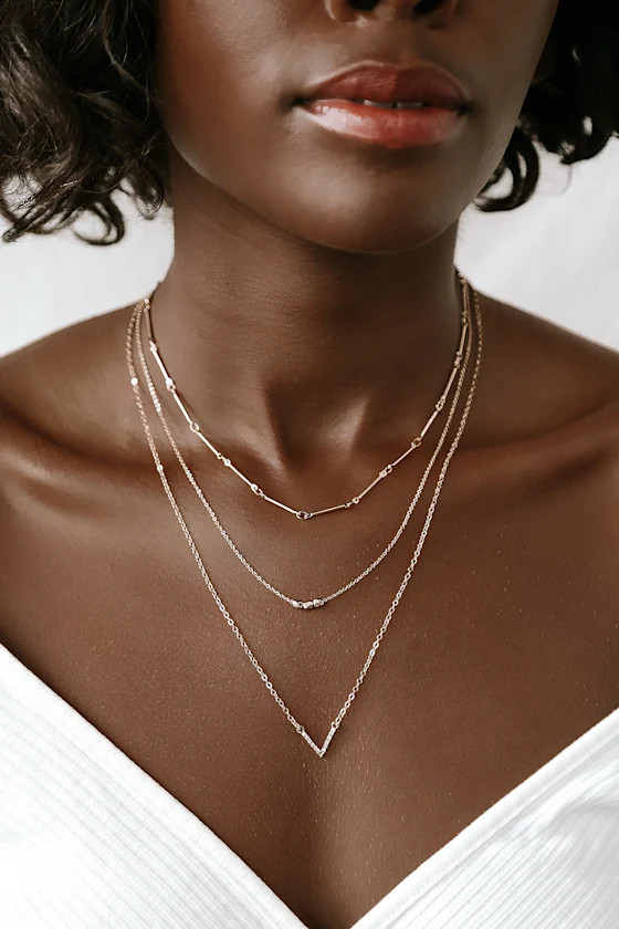 Take Your Pick Gold Necklace Set | Lulus (US)