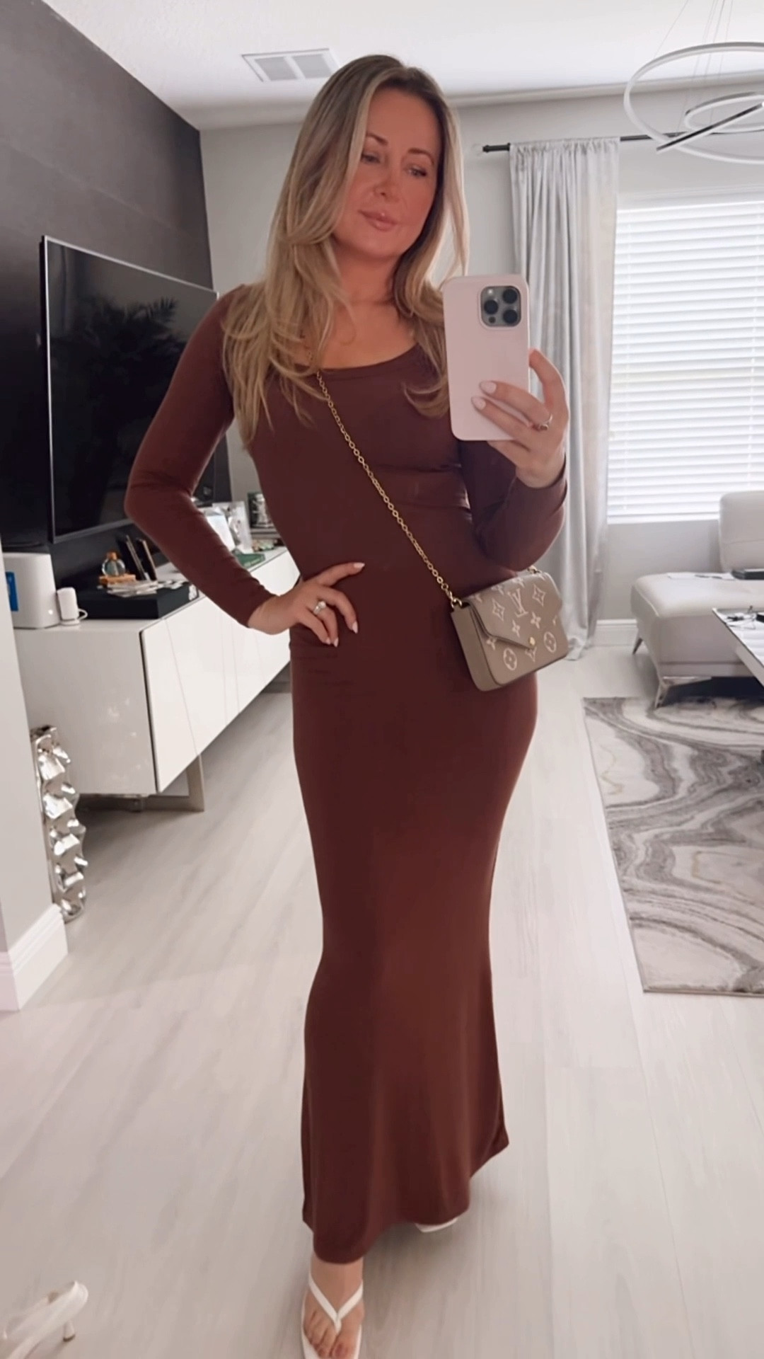 Dress from Amazon in coffee size small
TTS
shoes TTS very comfortable, kitten heel


#LTKgrwm #LTKdayinmylife #LTKootd