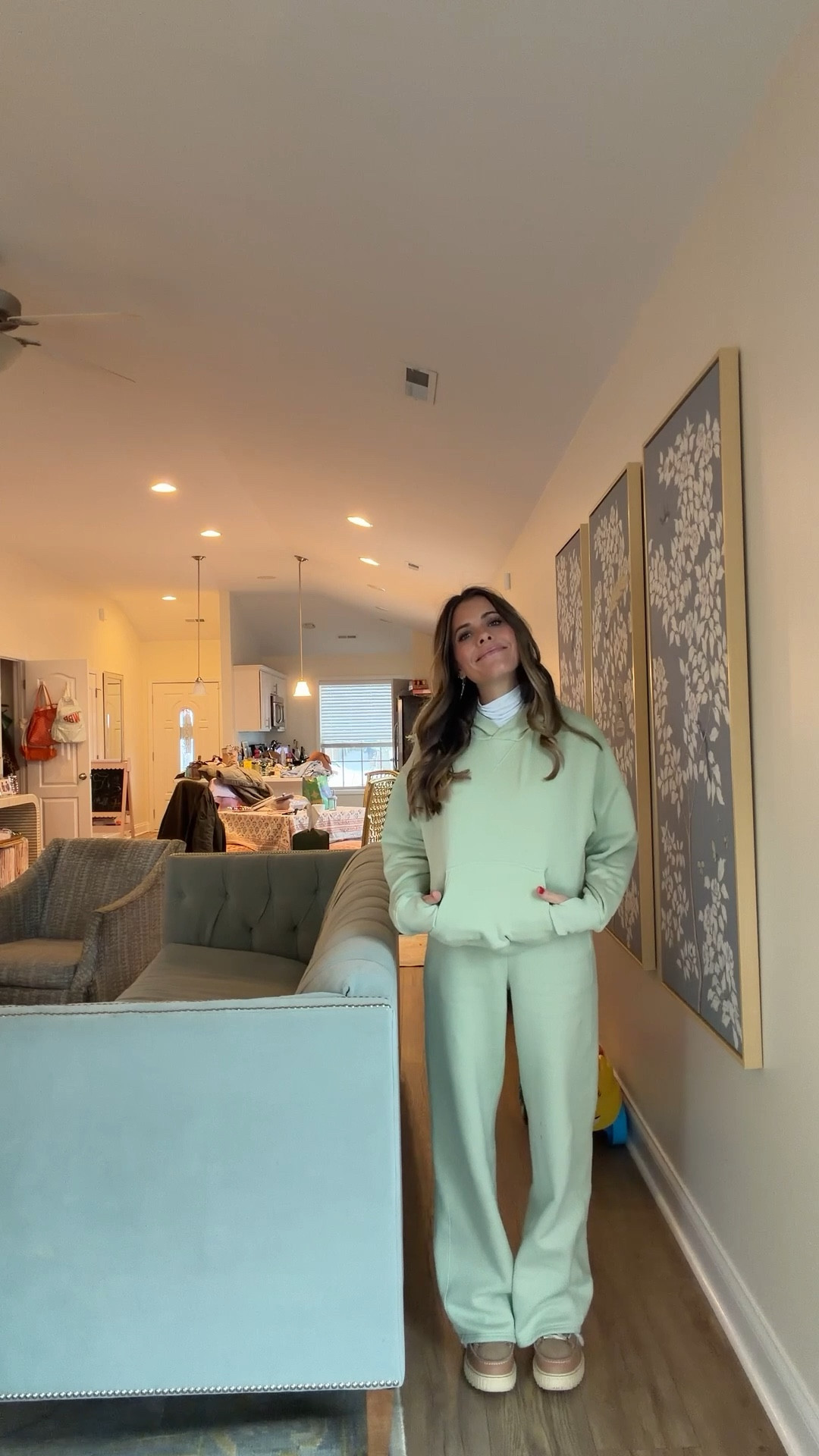 Snow day ootd! Wearing an xsmall in the pants & xxs hoodie

#LTKHoliday #LTKFindsUnder100