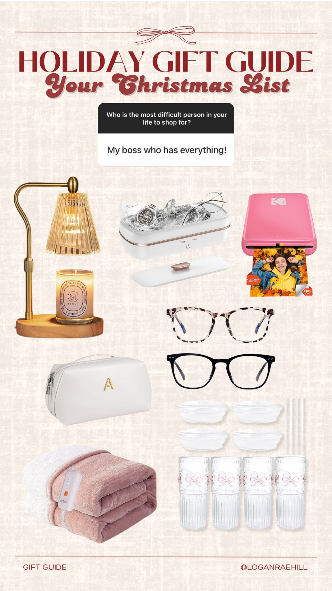 Gift Guide for the girl that has everything! 

#LTKHoliday #LTKGiftGuide #LTKFindsUnder100