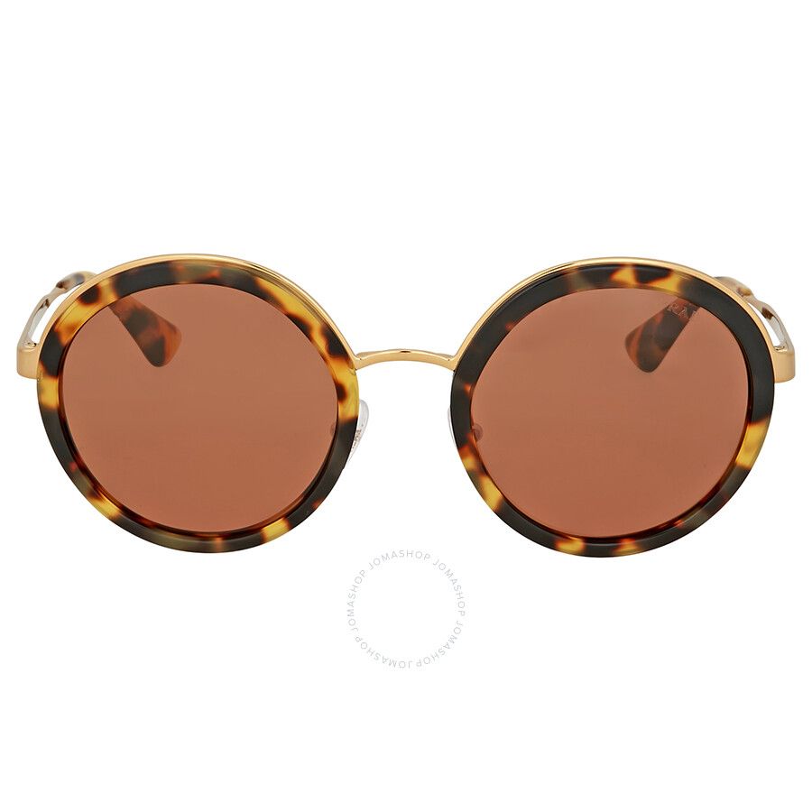 Prada Round Medium Havana Brown Sunglasses | Jomashop.com & JomaDeals.com