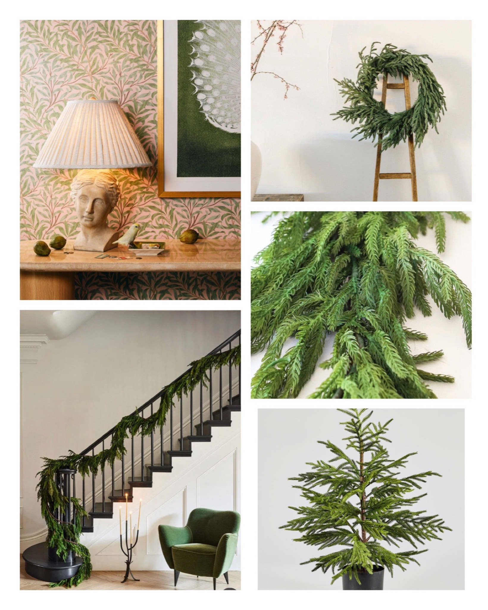 Want first pick at the most sought after Real Touch Garlands, get your now. Multiple lengths of garlands, wreaths, and more. 
.
#norfolkpinegarland #christmasgarland

#LTKSeasonal #LTKFind #LTKhome
