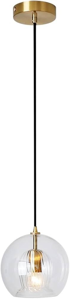 I-xun Pendant Light Fixtures Double-Layered Glass Globe Pendant Light E26 Base Vintage Pendant Li... | Amazon (US)