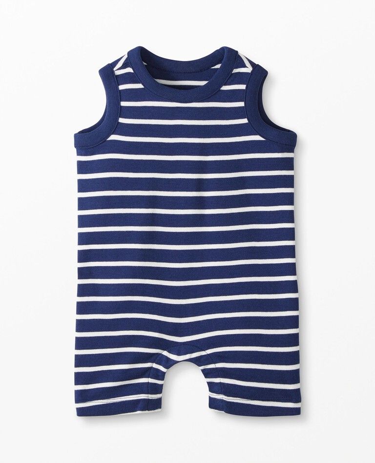 Baby Print Tank Romper In Organic Cotton | Hanna Andersson