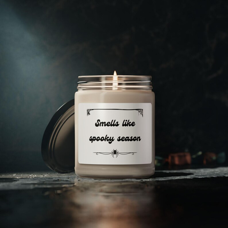 Smells Like Spooky Season Scented Soy Candle, 9oz - Etsy | Etsy (US)
