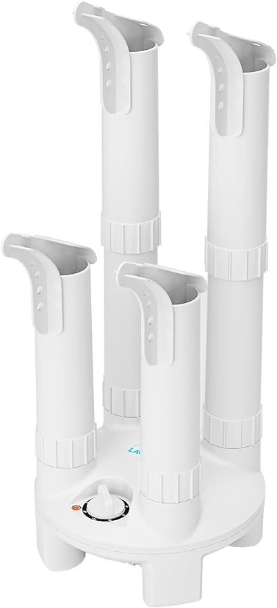 Boot Dryer, Shoe Dryer and Glove Dryer with Timer and Fan, White | Amazon (US)
