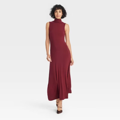 Women's Knit Midi Shift Dress - A New Day™ | Target