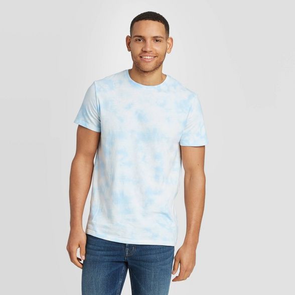 Men's Tie-Dye Standard Fit Short Sleeve Novelty Crew Neck T-Shirt - Goodfellow & Co™ | Target