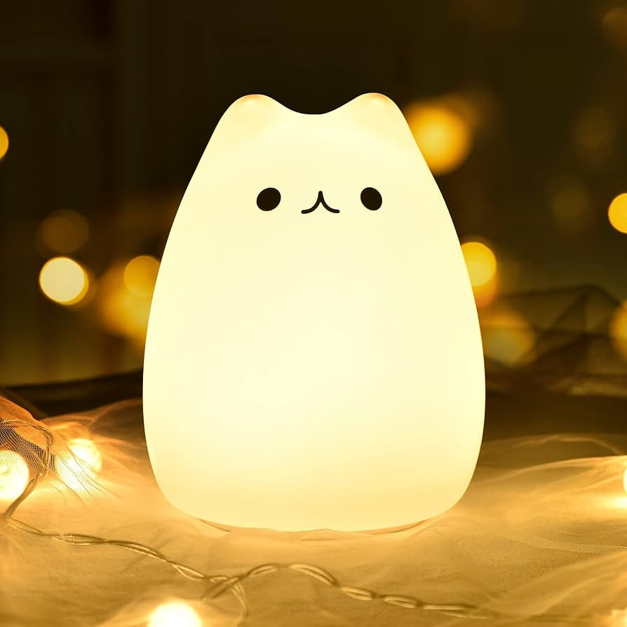 GoLine Cat Lamp, Cute Kitty Night Light, Gifts for Women Teen Girls Baby, Night Lights for Kids B... | Amazon (US)