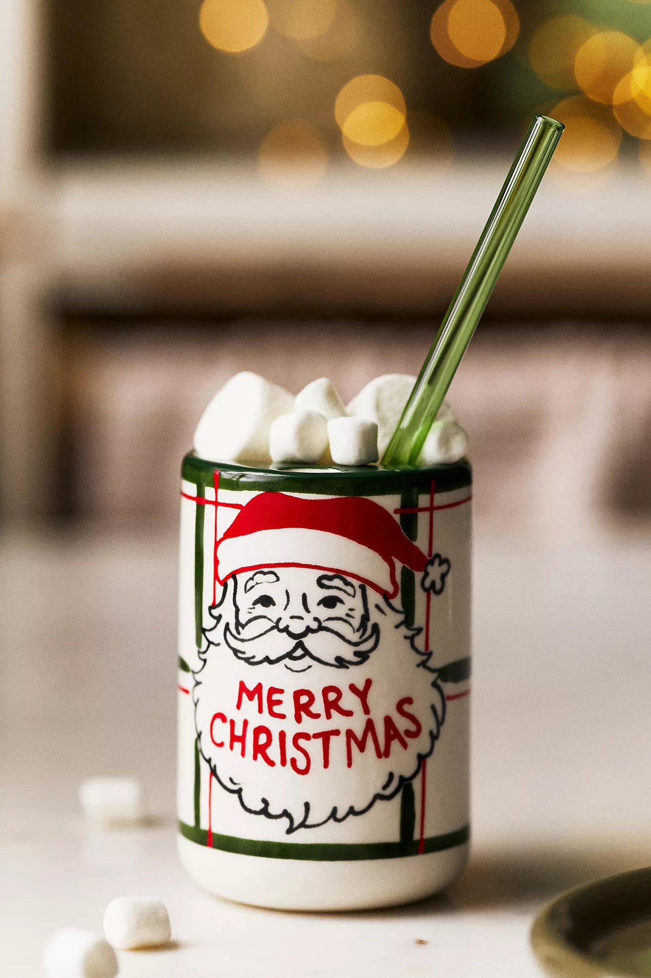Pipe Dream Pottery Stoneware Holiday Demi Sipper | Anthropologie (US)