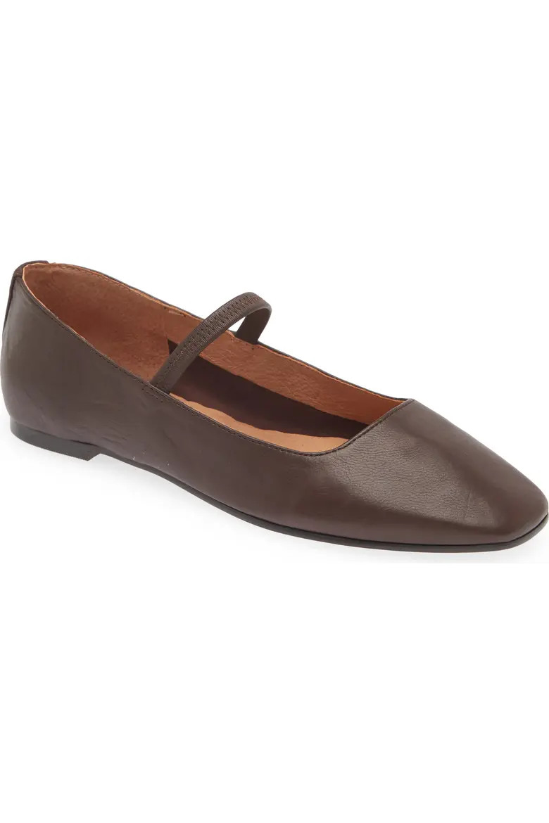 Madewell The Greta Ballet Flat in True Black at Nordstrom, Size 6.5 | Nordstrom