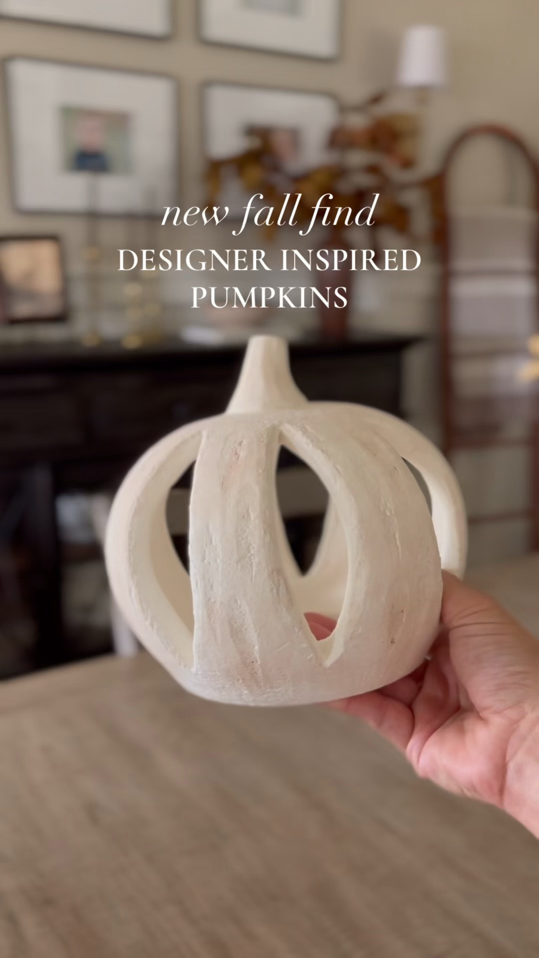 The prettiest designer-inspired pumpkins from @Target!  Love the mat finish and the space to add a candle for a pretty glow ✨

#LTKHome #LTKSeasonal