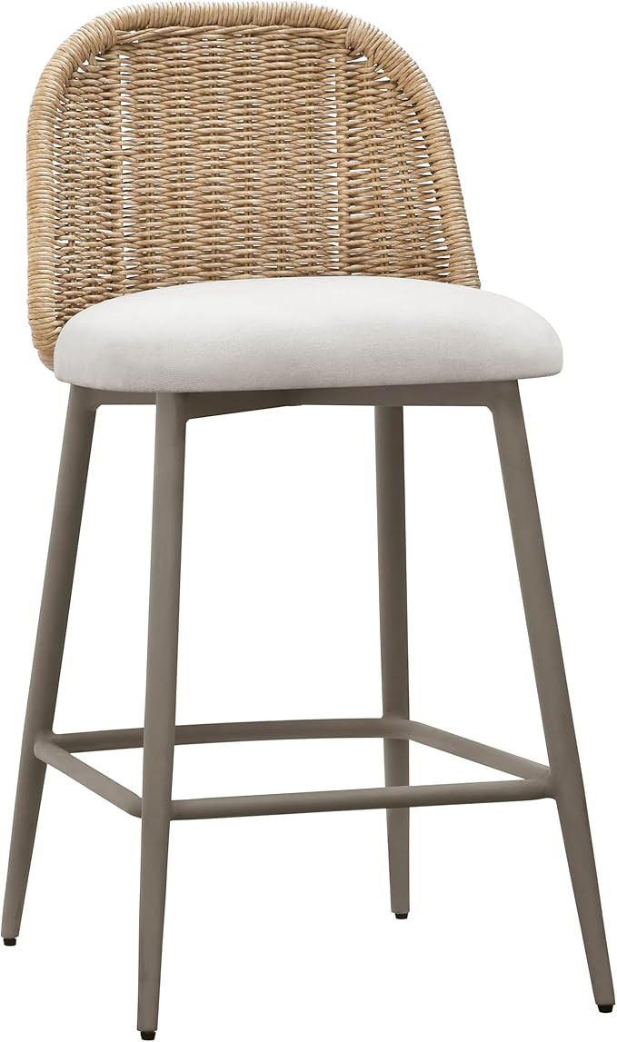 Tov Furniture Alexa Cream Outdoor Counter Stool | Amazon (US)
