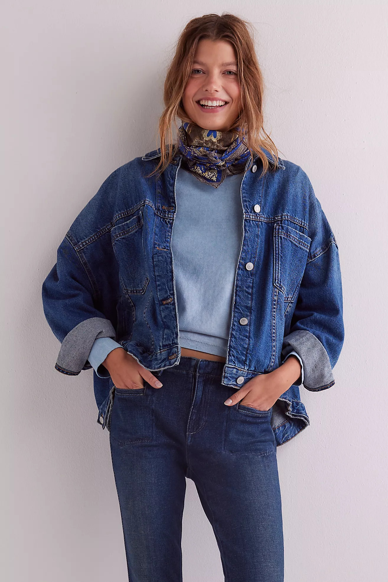 We The Free Opal Swing Denim Jacket | Free People (Global - UK&FR Excluded)