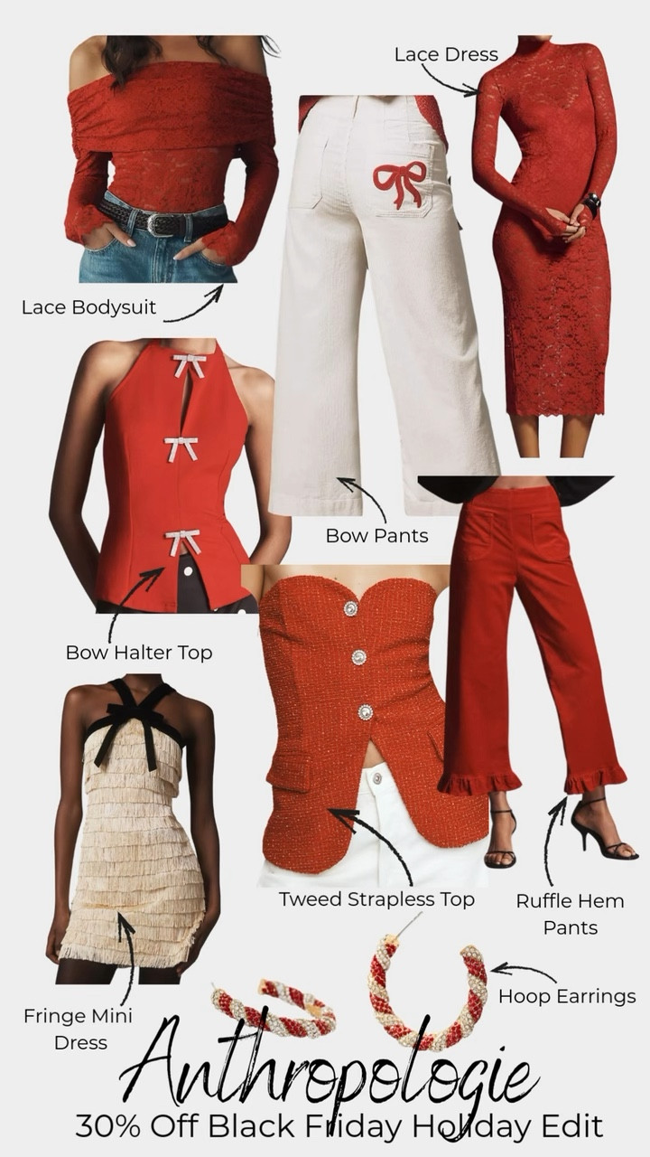 Holiday outfit inspo you need this season ✨
Rounding up my favorite looks from Anthropologie’s 30% off Black Friday Sale! — linked on LTK so you can shop the looks in one place.
Cozy, chic, and budget-friendly ✔️

#blackfriday #holidayoutfitinspo #outfitinspo #anthropologie #ootd #outfits #holidayinspo

#LTKHoliday #LTKgrwm #LTKCyberWeek