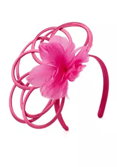 Swirl Feather Flower Fascinator Headband | Belk