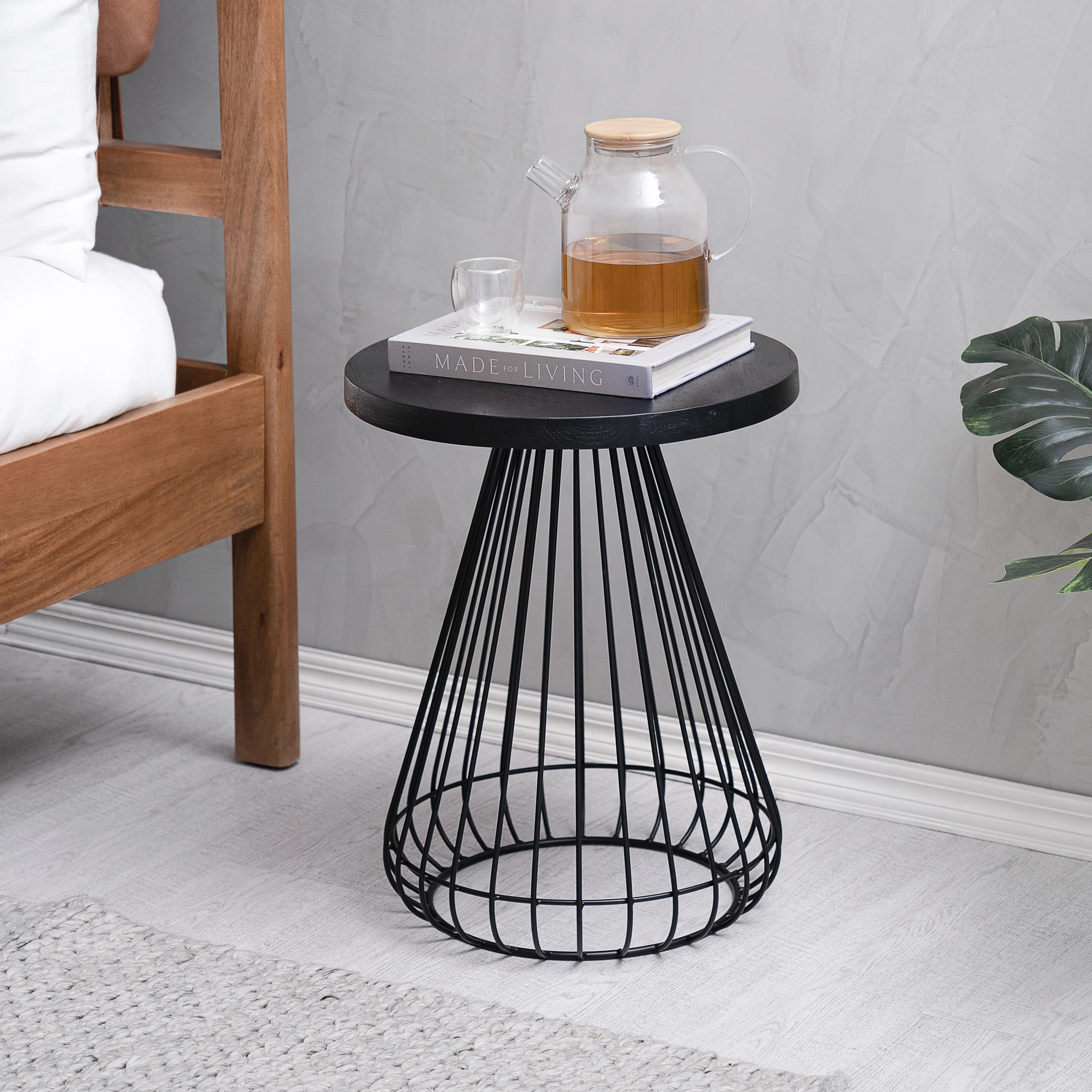 Steelside™ Hanley Solid Wood Frame End Table & Reviews | Wayfair | Wayfair North America