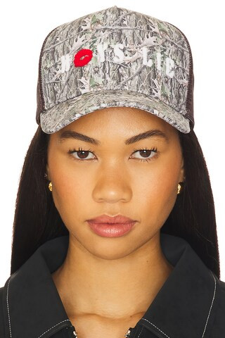 Big Heart Hat in Camo | Revolve Clothing (Global)