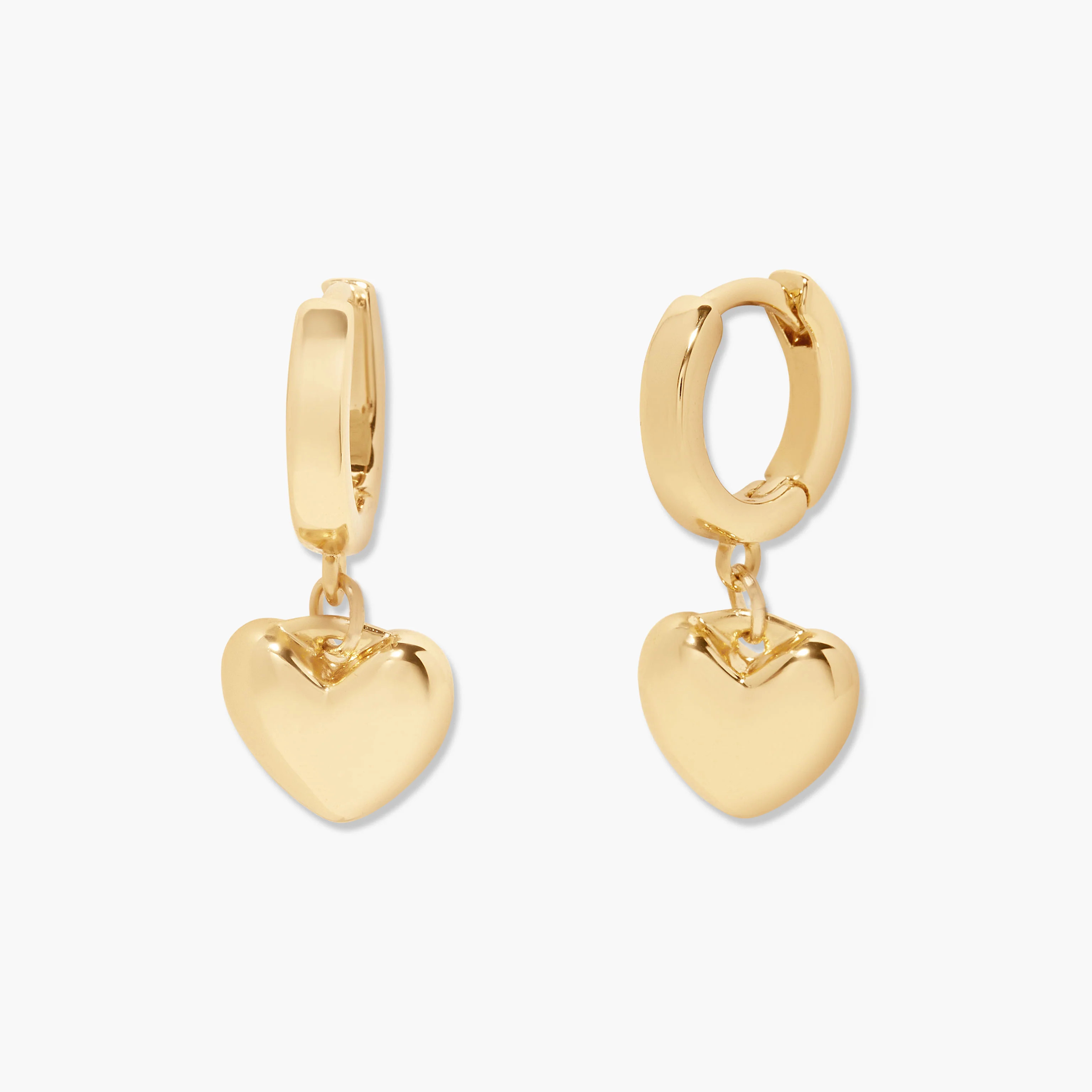 Ruby Heart Earrings | Brook and York