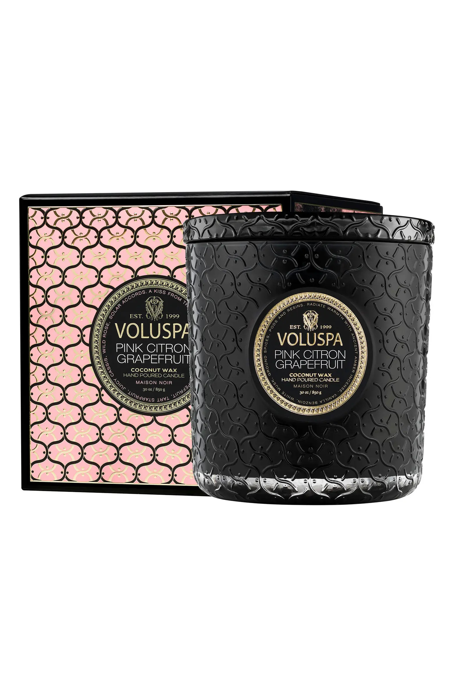 Voluspa Pink Citron Grapefruit Boxed Luxe Candle | Nordstrom | Nordstrom
