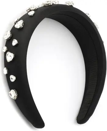 crystal embellished silk headband | Nordstrom