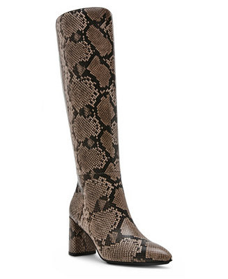 Anne Klein Women's Beth Block Heel Knee High Dress Boots - Macy's | Macy's