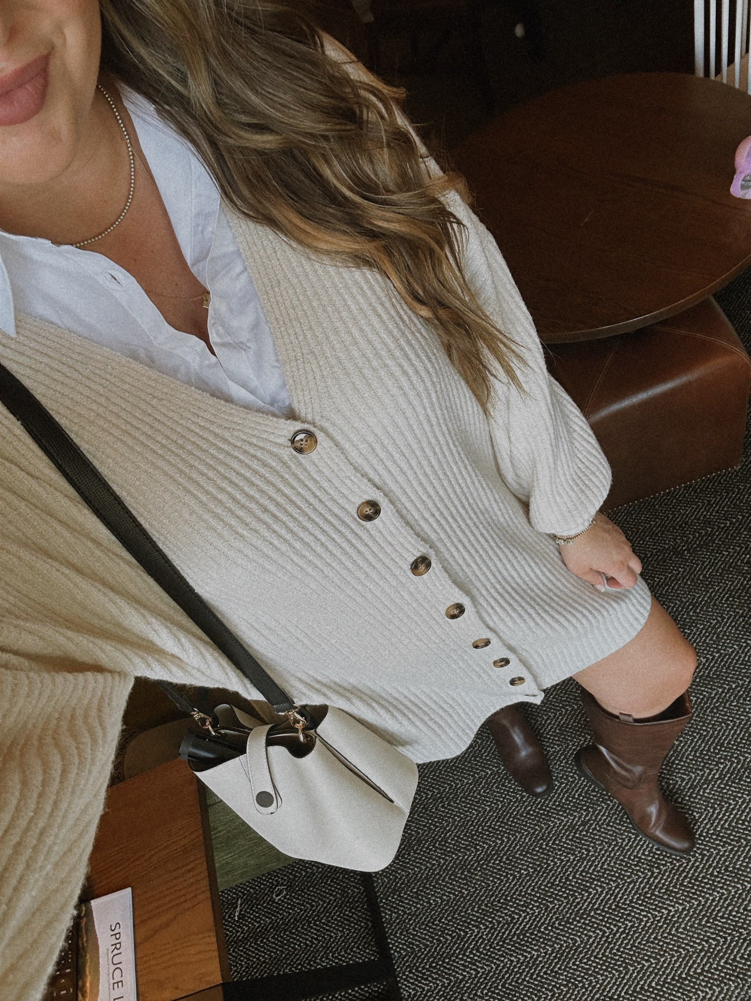 Fall outfit idea - midsize & tall friendly. Wearing tts xl sweater dress & tts 9.5 shoes! 

#LTKStyleTip #LTKSeasonal #LTKMidsize