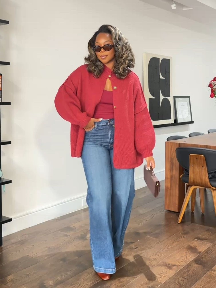 15% OFF for $31 for the burgundy cardigan! I’m 5’9 200 lbs wearing XL cardigan + medium tank top + 32 long jeans

#LTKootd #LTKTall